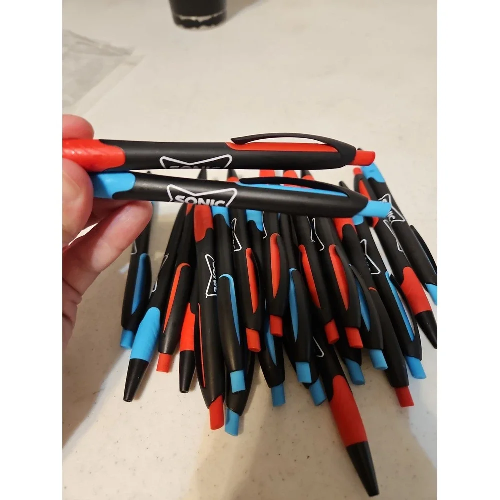 Ink Pens Lot Of 50 Retractable Click Pens Black/red Black/blue Black Ink New